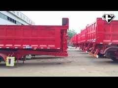 4 AXLES টিপার সেমি ট্রেলার সর্বোচ্চ লোড 50টন